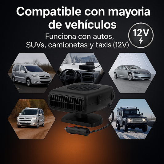 Calefactor para carro y vidrio de carro