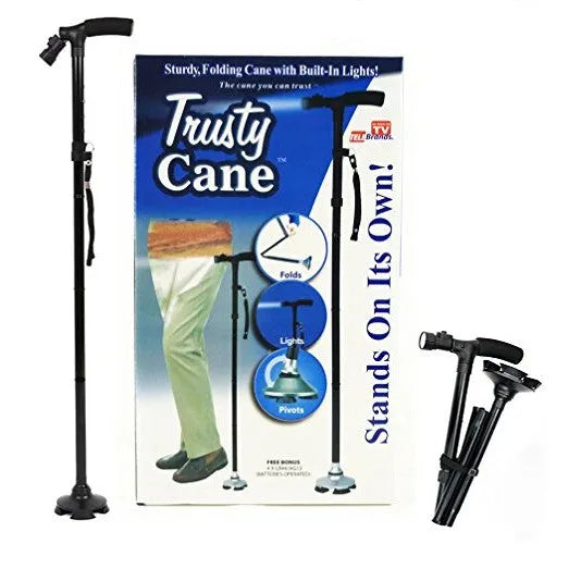 Bastón Ortopédico Con Linterna TRUSTY CANE®