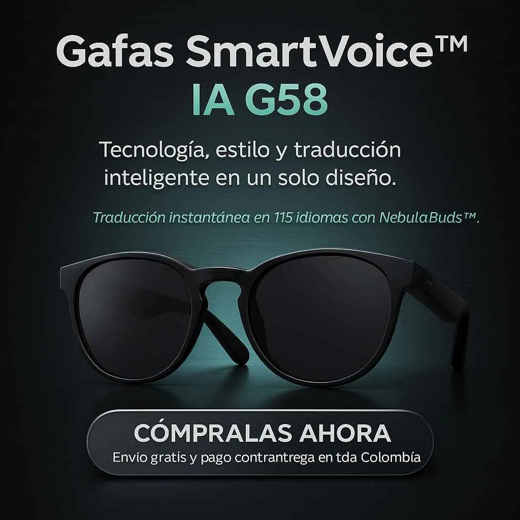 Gafas Traductoras Con IA SmartVoice™ G58