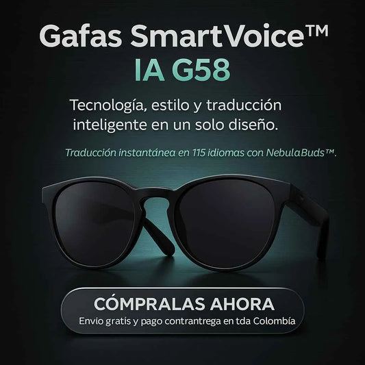Gafas Traductoras Con IA SmartVoice™ G58