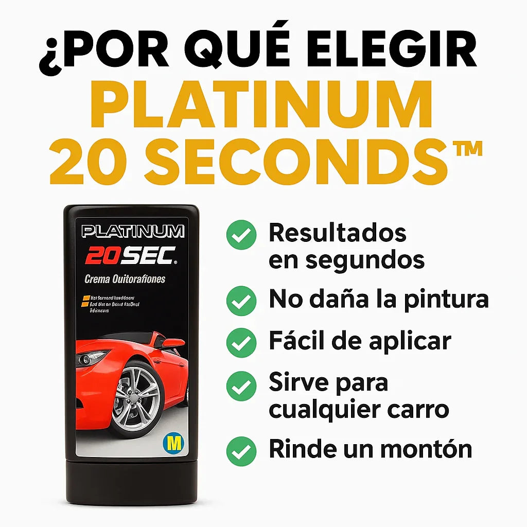 Cera Quita Rayones Platinum 20 Seconds™