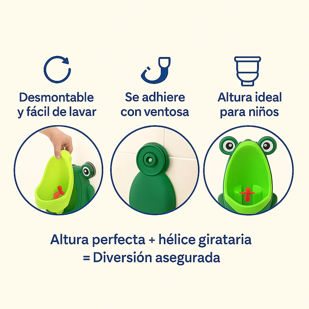 Sapito Entrenador Orinal Para Niños