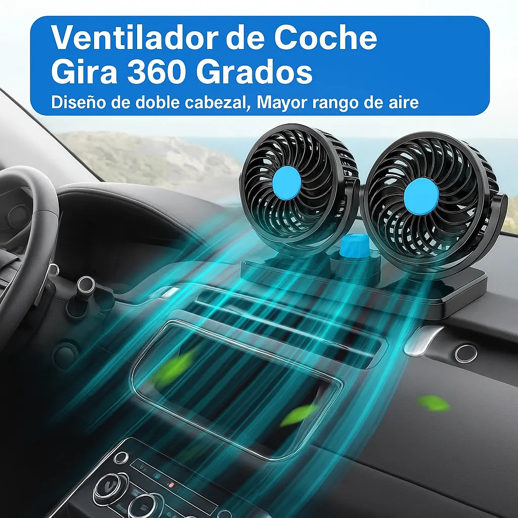 Ventilador Doble Para Auto